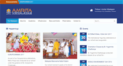 Desktop Screenshot of cvkd.amritavidyalayam.org