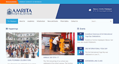 Desktop Screenshot of mysr.amritavidyalayam.org